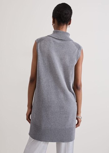 Phase Eight Mila Sleeveless Tabard Dress Grey Canada | FEJZDW-192